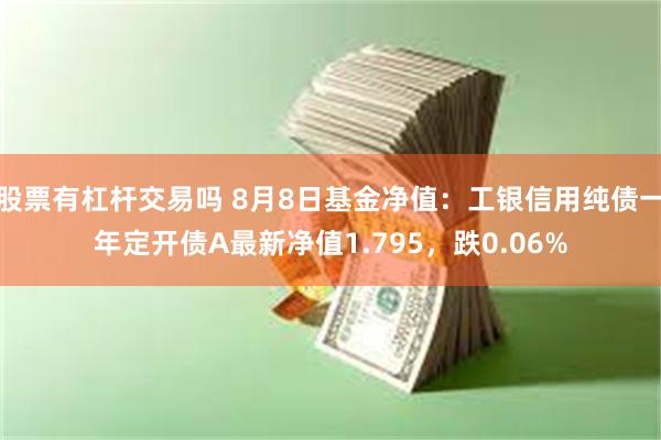 股票有杠杆交易吗 8月8日基金净值：工银信用纯债一年定开债A最新净值1.795，跌0.06%