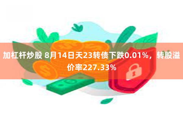 加杠杆炒股 8月14日天23转债下跌0.01%，转股溢价率227.33%